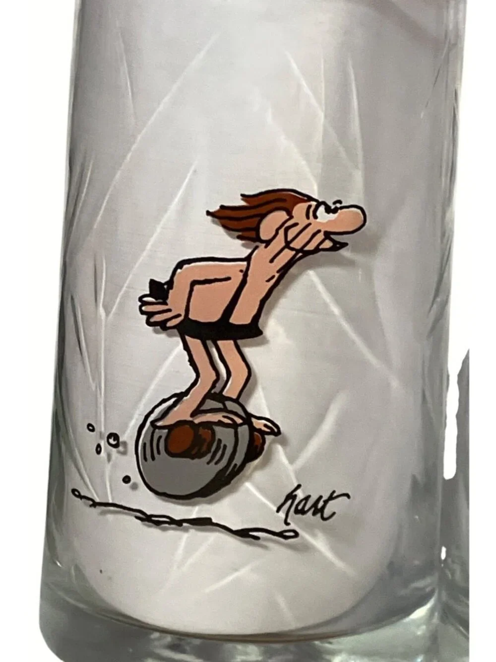 Vintage Arby B.C. Ice Age Collector Glasses Set Of 2 1981 Cartoon